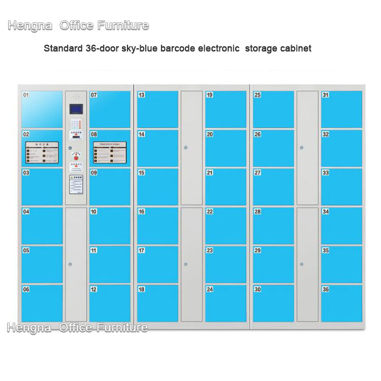 Electric Smart Deposit Cabinet Locker for Safe Storage in Supermarket