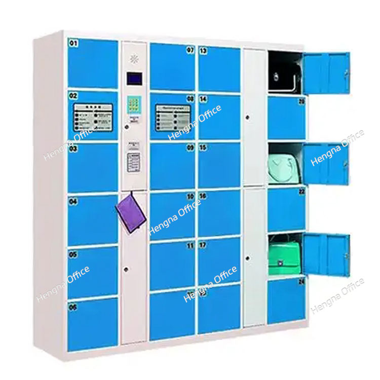 shopping mall Electronic Parcel Locker 24-door Electronic barcode storage cabinet