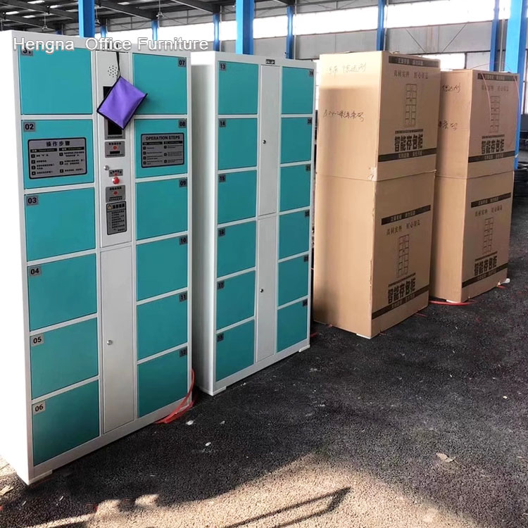 sdf8uhfgwe public place 24 - door face - recognition steel locker