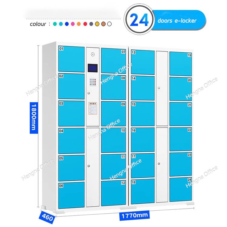 Secure & Smart: 12/24/36 Door Smart Card Electronic Lockers for Schools & Shopping Malls