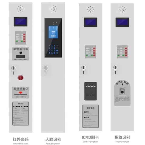 Smart Electronic Lockers with Barcode, RFID, Fingerprint & Face Recognition: Simple Usage Guide