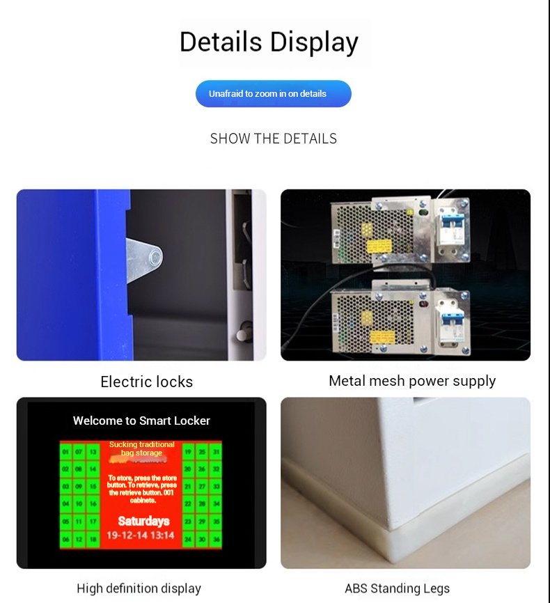 Secure Steel Employee Lockers for Office | Digital Smart System