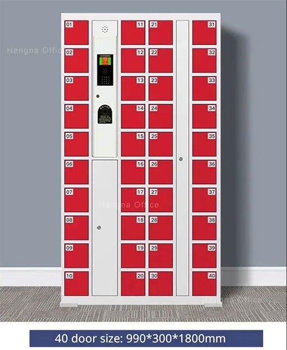 Lab Fingerprint Personal Locker–Biometric Storage Cabinet for Cleanroom Entrance Control